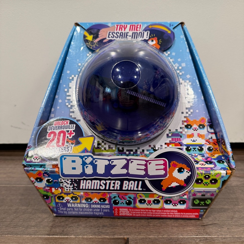 Bitzee Hamster Ball Interactive Digital Pet Toy Spin Master Purple New